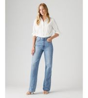 levis para mujer a6081-0020 jeans ribcage wide leg azul 3032 casual algodon denim