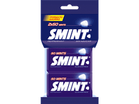 caramelos - smint twinpack by chupa chups sabor menta sin gluten azucar 2x50 unidades 70g