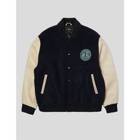 huf cazadora chaqueta global transit varsity jacket navy para hombre