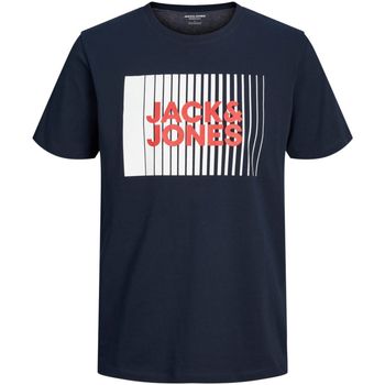 Jack & Jones Camiseta 12257365 JJECORP LOGO TEE PLAY SS O-NECK NOOS MNI NAVY BLAZER para niño