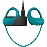 sony walkman nw-ws413l 4 gb waterproof all in one mp3 player - blue blue