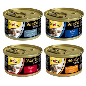 GimCat ShinyCat en gelatina 24 x 70 g - Pack Ahorro - Pack mixto