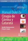 manual duke de cirugia de cornea y catarata