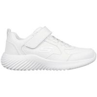 skechers deportivas moda 405626l-wht para nino