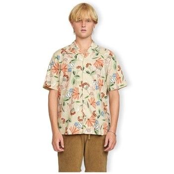 Revolution Camisa manga larga Cuban 3111 Shirt - Orange para hombre