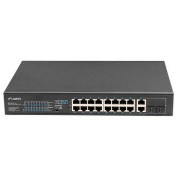 Switch Lanberg RSFE-16P-2C-150 18 Puertos PoE+ 1U No Administrado