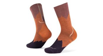 Calcetines buff merino lightweight crew naranja