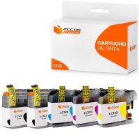 pccom essential brother lc123lc121 cartucho tinta compatible negrocianmagentaamarillo pack 5