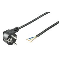 goobay cable de alimentacion electrico cee7 tipo f a bornes 3x075mm 15m negro