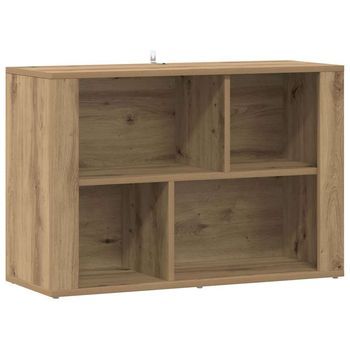 Vitrina Roble Artisan 80 X 30 X 53 Cm Madera De Ingeniería Vidaxl