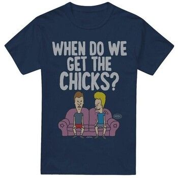 Beavis & Butthead Camiseta When Do We Get The Chicks? para hombre