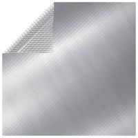 cubierta de piscina pe plateado 975x488 cm vidaxl