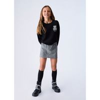 liu jo jersey punto con bordado joya para nina