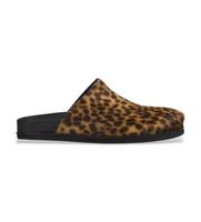 semicouture para mujer y6wz04 zueco de piel alethea marron 40 plano ninguno casual animal print