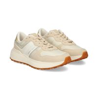 tommy hilfiger zapatillas mujer - beige talla 38