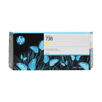 HP 738 (676M8A) cartucho de tinta amarillo XL (original)