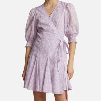 polo ralph lauren short sleeve cotton day dress - uk 6