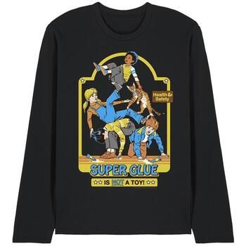 Steven Rhodes Camiseta manga larga Superglue Is Not A Toy para mujer