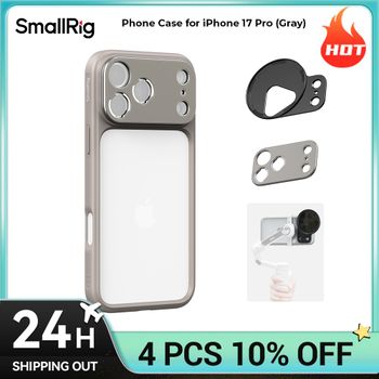 SmallRig FilMov-funda de teléfono con parachoques para fotografía, accesorio ligero para iPhone 17 Pro / Pro Max, varias lentes