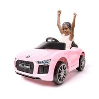 ataa dream rosa - coche electrico infantil para ninos bateria 6v con mando control remoto