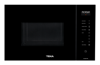 HORNO MICROONDAS INTEGRABLE TEKA ML 825 CRISTAL NEGRO 25 LITROS CON GRILL NEGRO