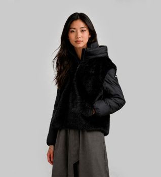 Blauer para mujer. 26WBLDC04339 Chaqueta Juniper negro (XS), Casual, Poliamida