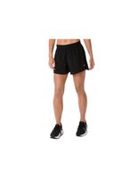 pantalones corto de running asics core 4in short mujer negro