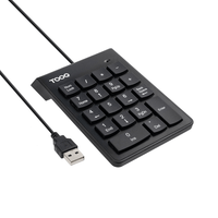 teclado numerico tooq tqk-2001-b usb 19 teclas negro