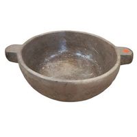 bowl vintage marron 36x36x43h cm