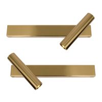 aplique acero aluminio y silicona  185 cm