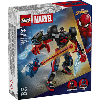 LEGO - Juego de construccion Armadura Robótica De Miles Morales Vs. Spider-Man 2099 Lego Super Heroes Marvel (76337)