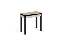 mesa cocina extensible libro 80x4080 cm roble pata negro