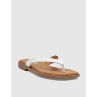 kamome sandalias sandalia de dedo nija blanco para mujer
