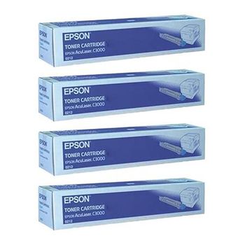 Epson S050210/13 Full Set Original Toners (4 Pack)