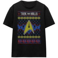 star trek tops y camisetas trek the halls ugly para mujer