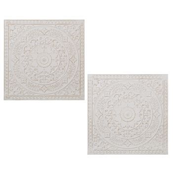 Set 2 Retablos Blanco Decape