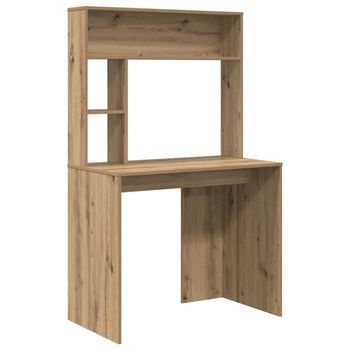 Escritorio Roble Artisan 91 X 50 X 149 Cm Madera De Ingeniería Vidaxl