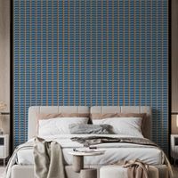 papel pintado pop art azul 52x1000cm