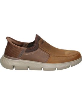 Zapato Casual Skechers Slip-ins Garza Dorado En Marrón 43