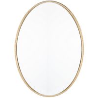 espejo de pared de metal dorado 79x57