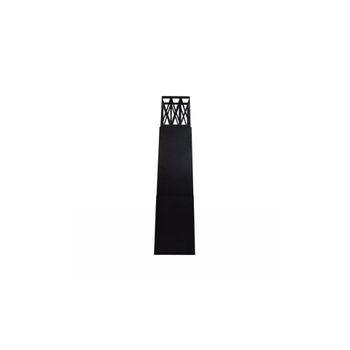 Chimenea de bioetanol divina fire negra 40x40x145 cm