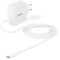 startechcom cargador usb c de pared - cargador usb tipo c de 60w para ordenador portatil - con cable de 2m - adaptador universal de alimentacian compacto usb c - delllenovo x1hpmacbook