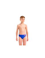 banador de playa y piscina arena kikko swim nino azul neon