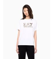 ea7 para mujer 7w001096af21636 camiseta de punto logo series blanco s casual algodon manga corta