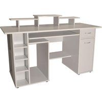 alphason san diego desk - white white