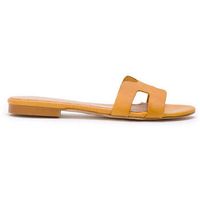 narf sandalias ca 380 en piel mostaza para mujer