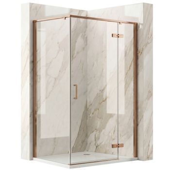 Cabina De Ducha Bruno Brush Copper 90x120