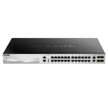 D-Link DGS-3130-30TS Switch Gestionable 24 Puertos Gigabit + 2 Puertos 10GBASE-T + 4 Puertos 10G SFP+