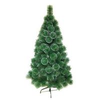arbol navidad con nieve 150cm 80x80x150 cm color verde