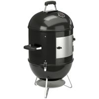 outsunny ahumador 3 en 1 con 3 parrillas de coccion termometro integrado ventilacion ajustable 625x475x91cm negro   aosom espana